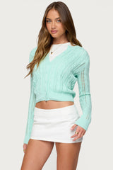 Haisley Cable Knit Cardigan