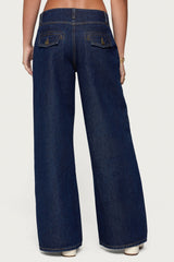 Meredith Low Rise Wide Leg Jeans