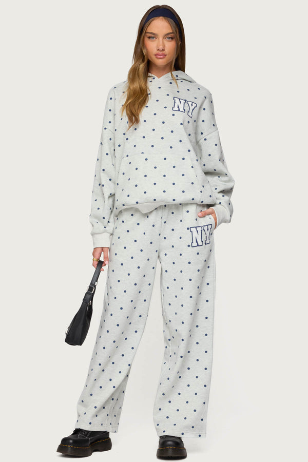 NY Babe Polka Dot Sweatpants view 1
