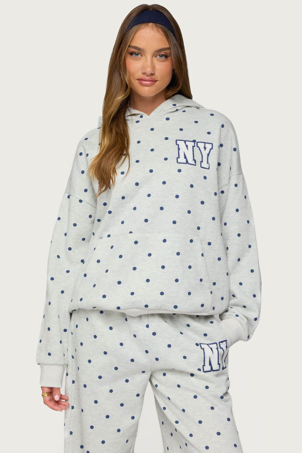 NY Babe Polka Dot Hoodie view 2