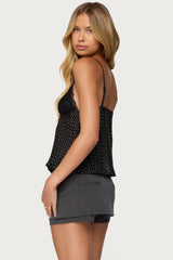 Rhian Lacey Pleated Babydoll Top
