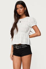 Maricella Gathered Tiered Top