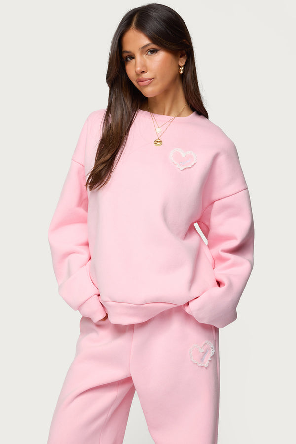 Love Edikted Oversized Sweatshirt view 1