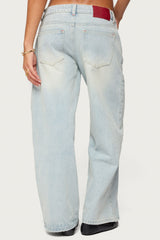 Petite Ace Low Rise Baggy Jeans