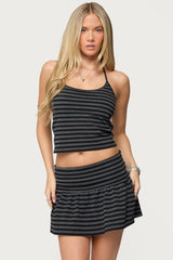 Moria Striped Halter Top