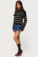 Drop Shoulder Light Knit Sweater