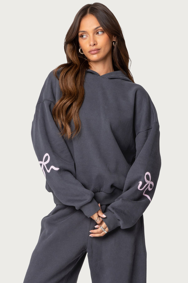 Bonney Bow Detail Hoodie view 1