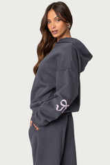 Bonney Bow Detail Hoodie