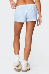 Irene Low Rise Pointelle Micro Shorts