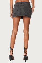 Chiara Denim Micro Skirt