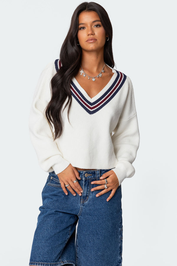 Lauryl V Neck Sweater view 1