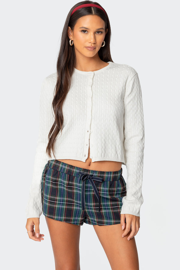 Crisada Cable Knit Cardigan view 1