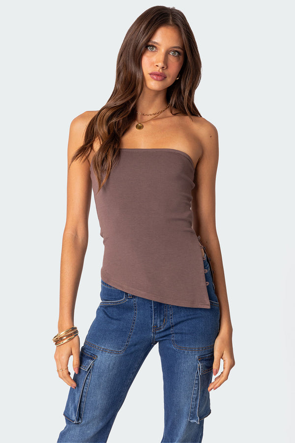 Silvia Asymmetric Hem Top view 1