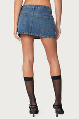 Chiara Denim Micro Skirt