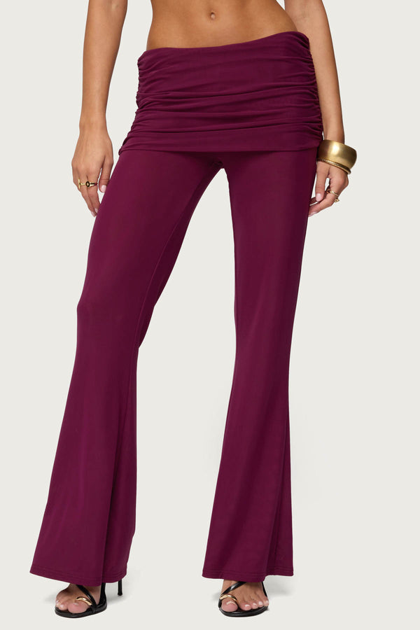 Halli Foldover Mini Skirt Pants view 2