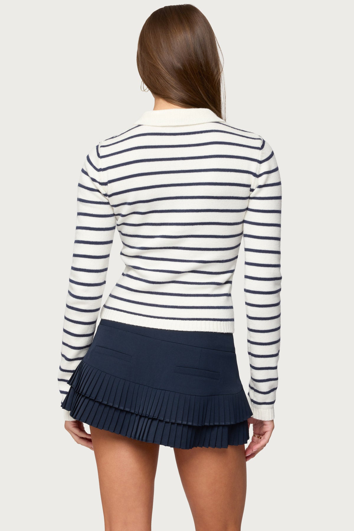 Loreen Striped Knit Cardigan