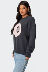 8 Ball Oversized Chunky Knit Sweater