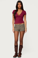 Merinda V Neck Top