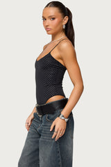 Georgey Rhinestone Bodysuit