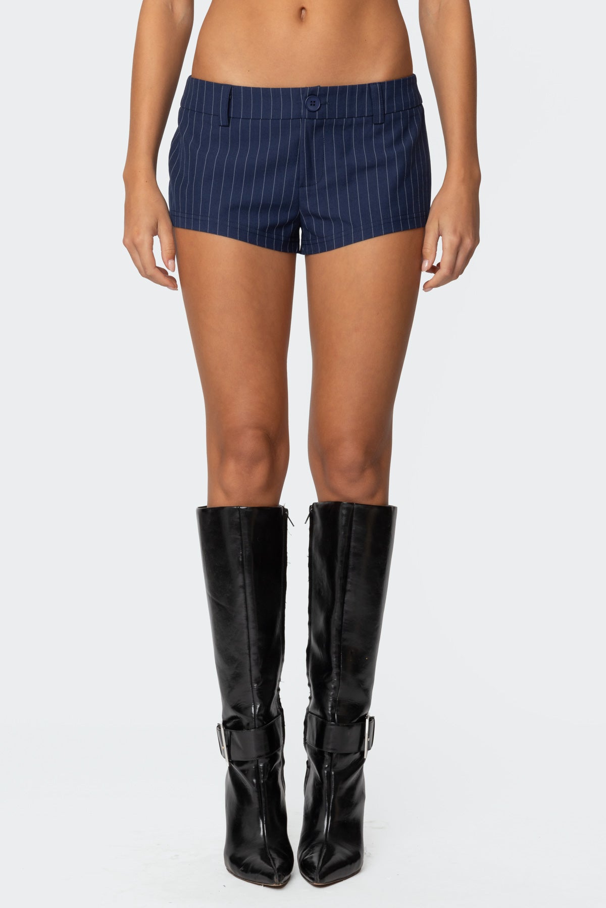 Harrison Pinstripe Micro Shorts