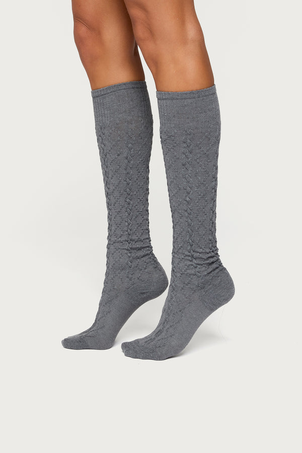 Cable Knit Socks view 2