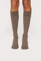 Cable Knit Socks