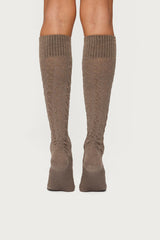 Cable Knit Socks