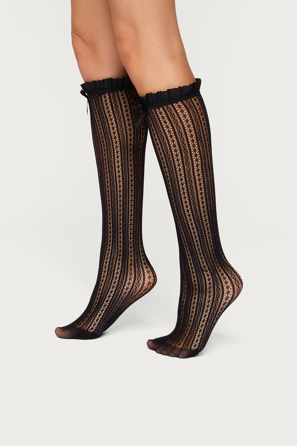 Sheer Lace Socks view 2