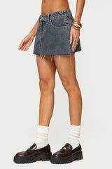 Micah Denim Mini Skirt