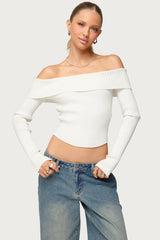 Lauren Knit Foldover Top