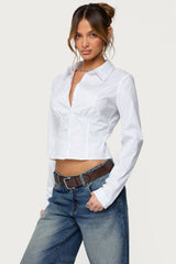 Laurna Tailored Button Up Shirt
