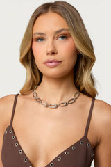Oval Chain Necklace