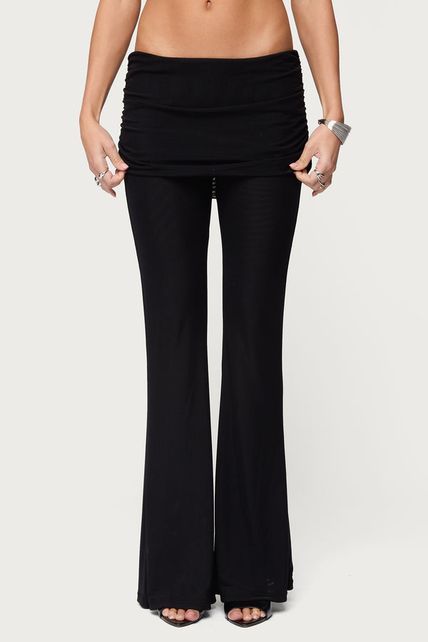 Halli Foldover Mini Skirt Pants view 2