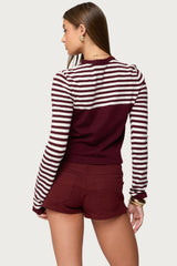 Goni Stripey Knit Cardigan