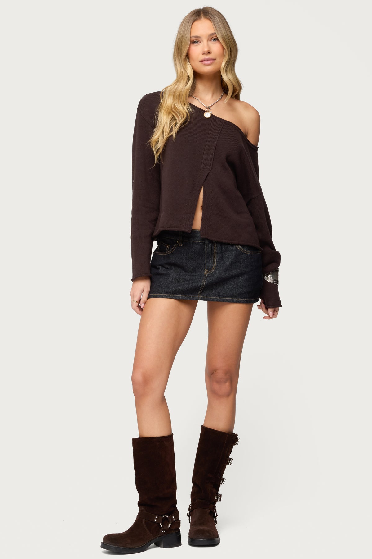 Moyra Off Shoulder Knit Top