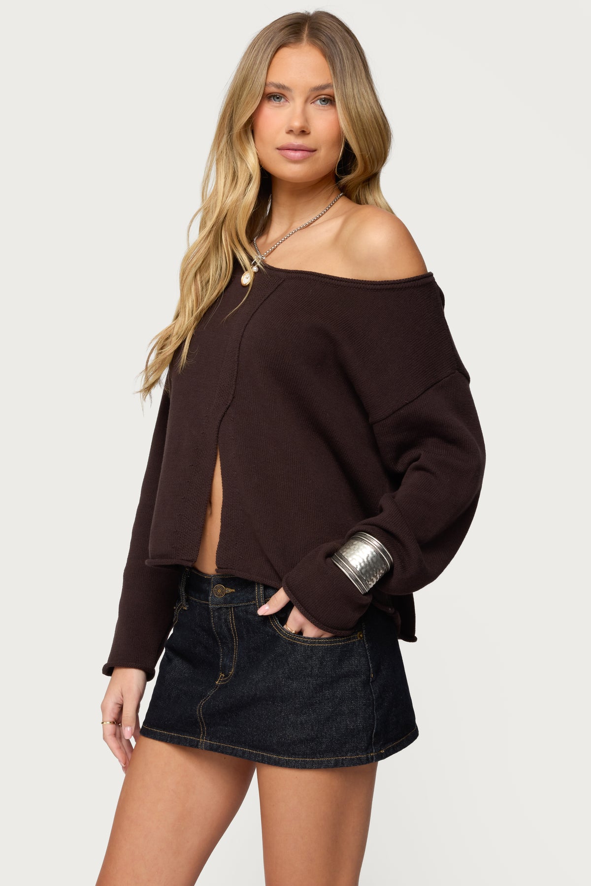 Moyra Off Shoulder Knit Top
