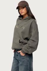 Camo Cutie Edikted Oversized Hoodie