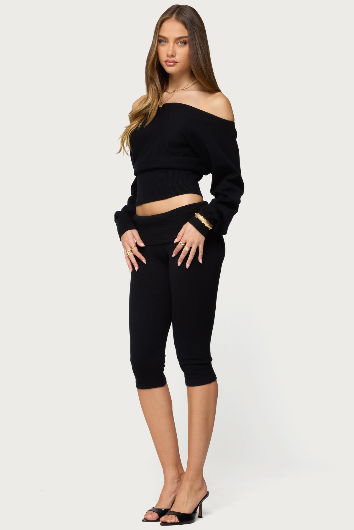 Skyla Knit Capri Pants