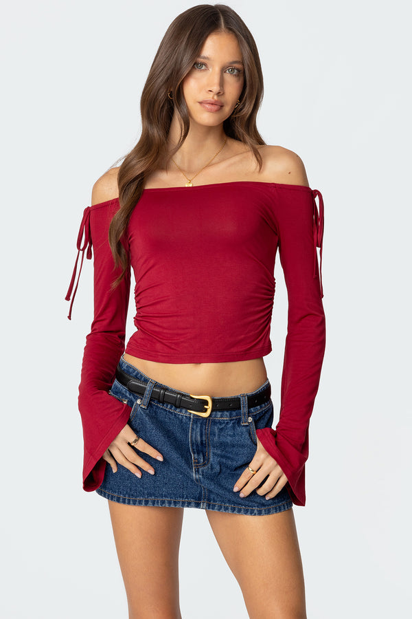 Keaghan Off Shoulder Top view 1