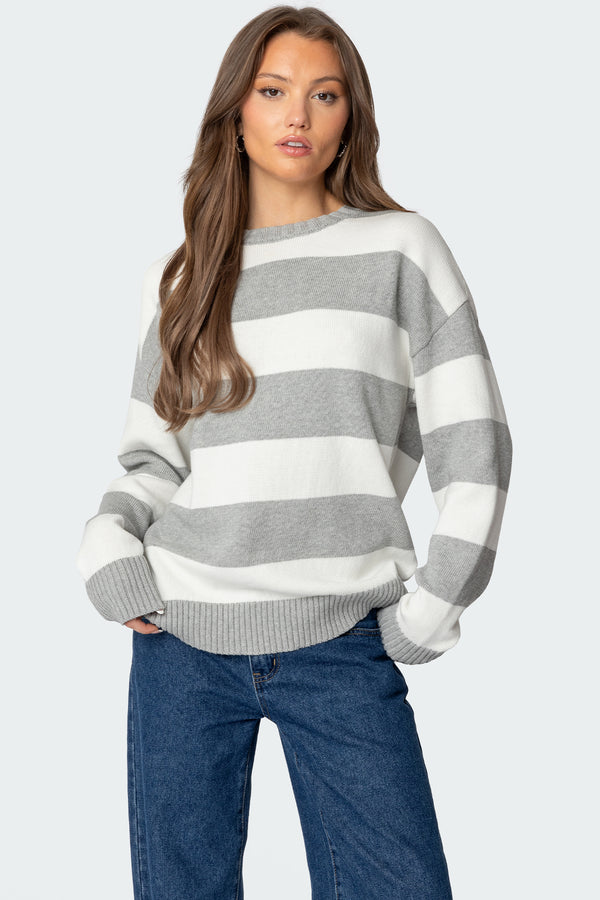 Richie Oversized Striped Sweater view 1