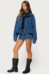 Hilary Oversized Denim Coat