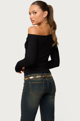 Layered Lacey Off Shoulder Top