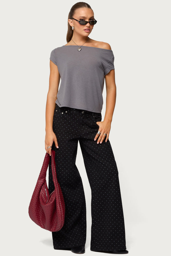 Anabella Off Shoulder Top view 2