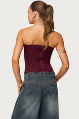 Reed Sheer Mesh Corset