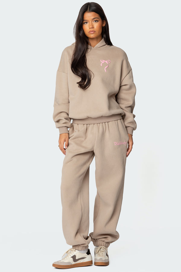Sasha Bow Detail Hoodie view 2