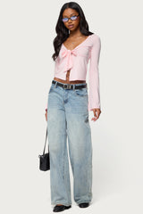 Scarlette Tie Front Top