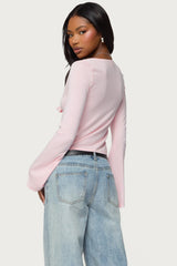 Scarlette Tie Front Top