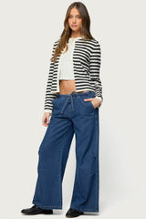 Jenie Split Front Knit Cardigan