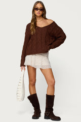 Lulah Plaid Mini Skirt