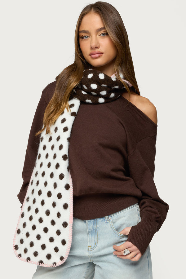 Polka Dot Scarf view 1